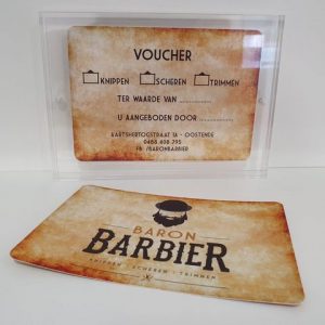 Kadobon haarsnit & hot towel shave twv €57